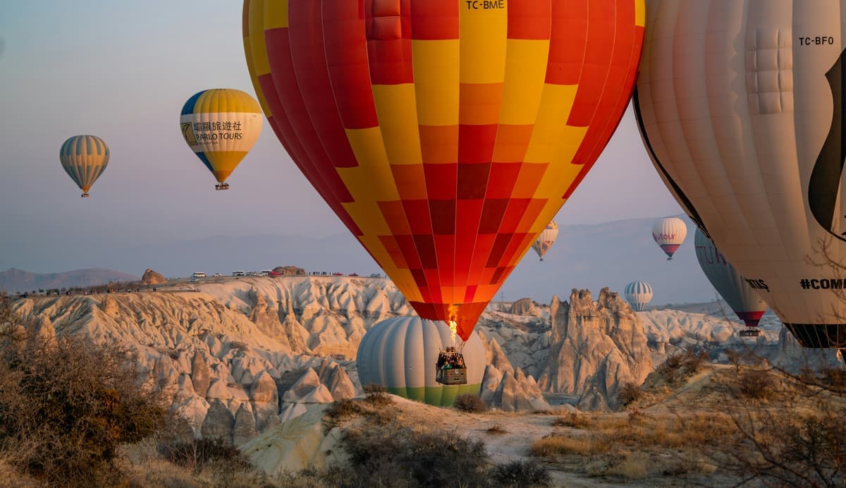Hot air balloon experience