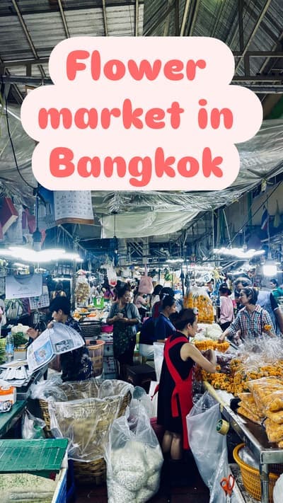 Flower Market Tour in Bangkok